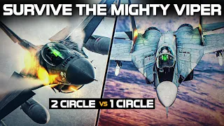 Surviving The Rate Fight | F-16C Viper Vs Mig-29 Fulcrum DOGFIGHT | Digital Combat Simulator | DCS |