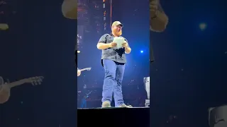 Luke Combs helps fans with gender reveal #shorts