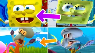 SpongeBob Battle for Bikini Bottom Rehydrated All Cutscenes Comparison (PS4-PS2)