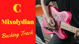 C Mixolydian Backing Track | Guitar Backing Track - 80's Vibe