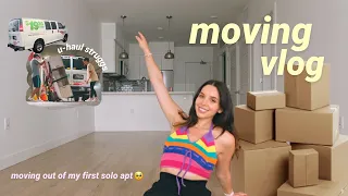 MOVING VLOG 📦 moving out of my first apt in downtown LA 🥺
