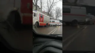 ДТП на Витебском шоссе в Смоленске.