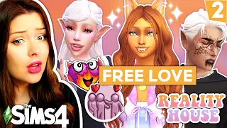 Forcing Every Occult To Live in One House with FREE LOVE Turned on in The Sims 4 // Reality House 2