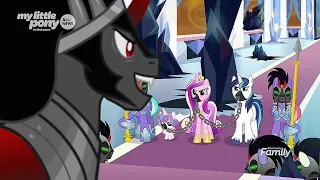 King Sombra attacks into crystal Empire - MY little Pony: FiM Season 9 (EP-1)