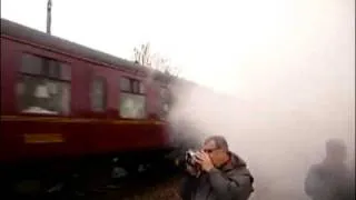 Trainspotter almost Nailed By Train
