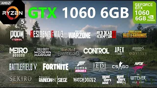 GTX 1060 6GB Test in 26 Games in 2020