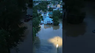 Kentucky flood emergency, as seen from the sky | #shorts #newvideo #trending #subscribe #weather