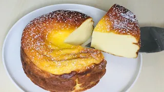 3-Ingredient YOGURT CAKE, NO added SUGAR AND FLOUR for 5 Minutes