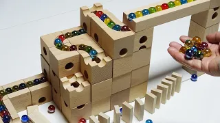 Marble Run Race ASMR ☆ Marble Building Tower & Gacha Gacha