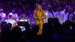 Beyonce Live Performance - Kobe Bryant Memorial Service