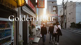 Relaxing street photography in Hiroshima during BEAUTIFUL GOLDEN HOUR / Sony A7IV, Ricoh GRIII
