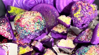 Purple Pretty Reforms & Fresh BSN 💜💚✨| Gym Chalk ASMR | Oddly Satisfying