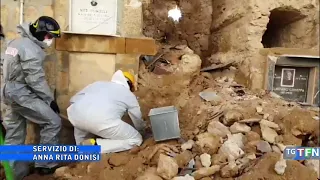 EMERGENZA CROLLI AL CIMITERO