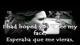 Adele Someone Like You Letra Sub español - ingles