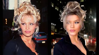 Iconic 90s Pamela Anderson Bun Tutorial