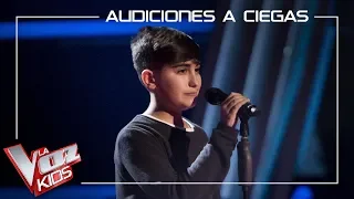 Marcos Díaz canta 'Stone cold' | Audiciones a ciegas | La Voz Kids Antena 3 2019