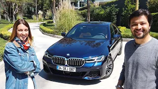 BMW 5 Serisi'ni Ebru'yla test ettik! - 1 milyonluk 7 Serisi'nden 1 milyonluk 5 Serisi'ne...