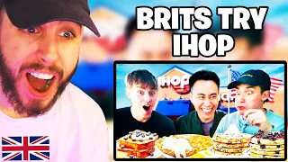 Brit Reacts to Brits try IHOP for the first time!