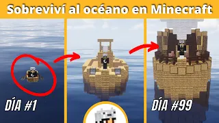 Minecraft pero sobreviví al océano en barcos | Historia dentro de Minecraft