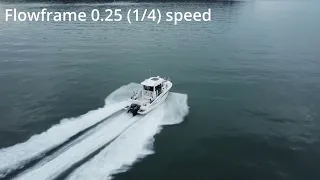 FlowFrames Test - Drone Boat Footage 4k
