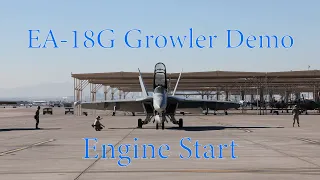 EA-18G (VAQ-129 Vikings) Growler Demo Team Full Startup And Pre-Flight