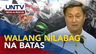 Paggamit ng police decals ng motorcycle escorts, walang nalabag na batas — Sen. Tolentino