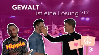 Gewalt ist eine Lösung?!? Ein Atheist, ein Pastor und ein Hippie. | #Studiotalk