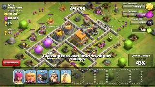 Clash of Clans:- Best Farming range for Townhall 7