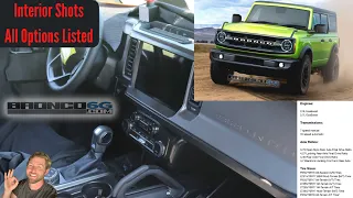 2021 Ford Bronco Full Options Leaked - Full Interior