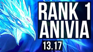 ANIVIA vs LEBLANC (MID) | Rank 1 Anivia, 4/0/7, 1.0M mastery | JP Master | 13.17