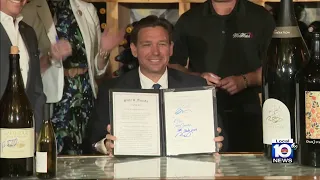 Florida Gov. Ron DeSantis reduces restrictions on wine containers