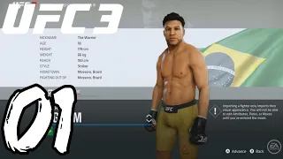 UFC 3 Career Mode - Part 1 - NASTY NATE'S SON MAKES HIS DEBUT