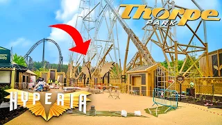 Final HYPERIA Construction Update! | THORPE PARK