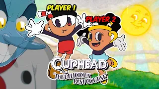 2 FUNNY Idiots Completing Cuphead... THIS TIME THE DLC!! (Full Gameplay)