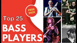 Top 25 Prog Bass Players