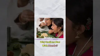 Why Indians Eat With Hands?  #india #shortsindia #indian