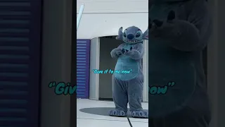 I SHOWED STITCH MY LIGHTSABER AND HE WANTED IT!