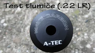 Test tlumiče A-tec wave carbon na malorážku, .22LR. Sebeobrana Hodonín 2022