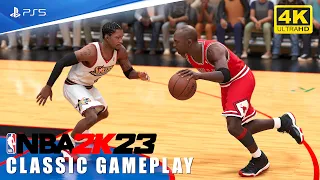 NBA 2K23 [PS5 4K] '96 Bulls vs '01 76ers  - Michael Jordan vs Allen Iverson - Classic Era Gameplay