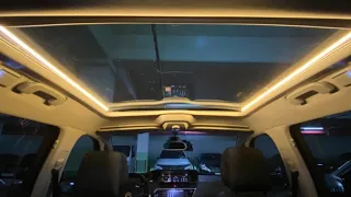 Grand C4 Picasso panorama roof ambient lighting install/시트로엥 그랜드 피카소 파노라마 루프 엠비언트 DIY