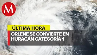 'Orlene' se intensifica a huracán categoría 1 cerca de Colima y Jalisco