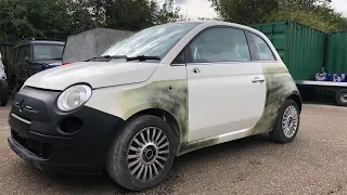 Copart Auction Fiat 500 Salvage Bargain Repairs Part 2