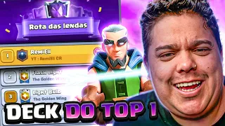 O DECK MAIS SKILL DO JOGO SE TORNOU TOP 1 GLOBAL DA TEMPORADA!