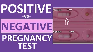 Pregnancy Test: Positive vs Negative Results Time Lapse