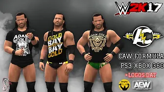 WWE 2K17: ADAM COLE 3 ATTIRES FORMULA (XBOX 360/PS3)+LOGO.DAT By @abecase