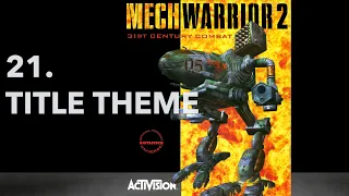 Title Theme | MechWarrior 2: 31st Century Combat (Original Soundtrack)