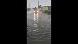 Tropical Storm Beta: Galveston flooding