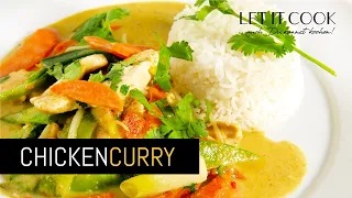 Chicken Curry mit Basmati Reis