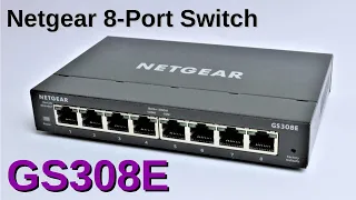 Netgear GS308E 8 Port Switch Test und Benutzeroberfläche | deutsch