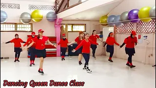 Rungkad Line Dance||Demo by Tayuka Karamoy & Dancing Queen Dance Class